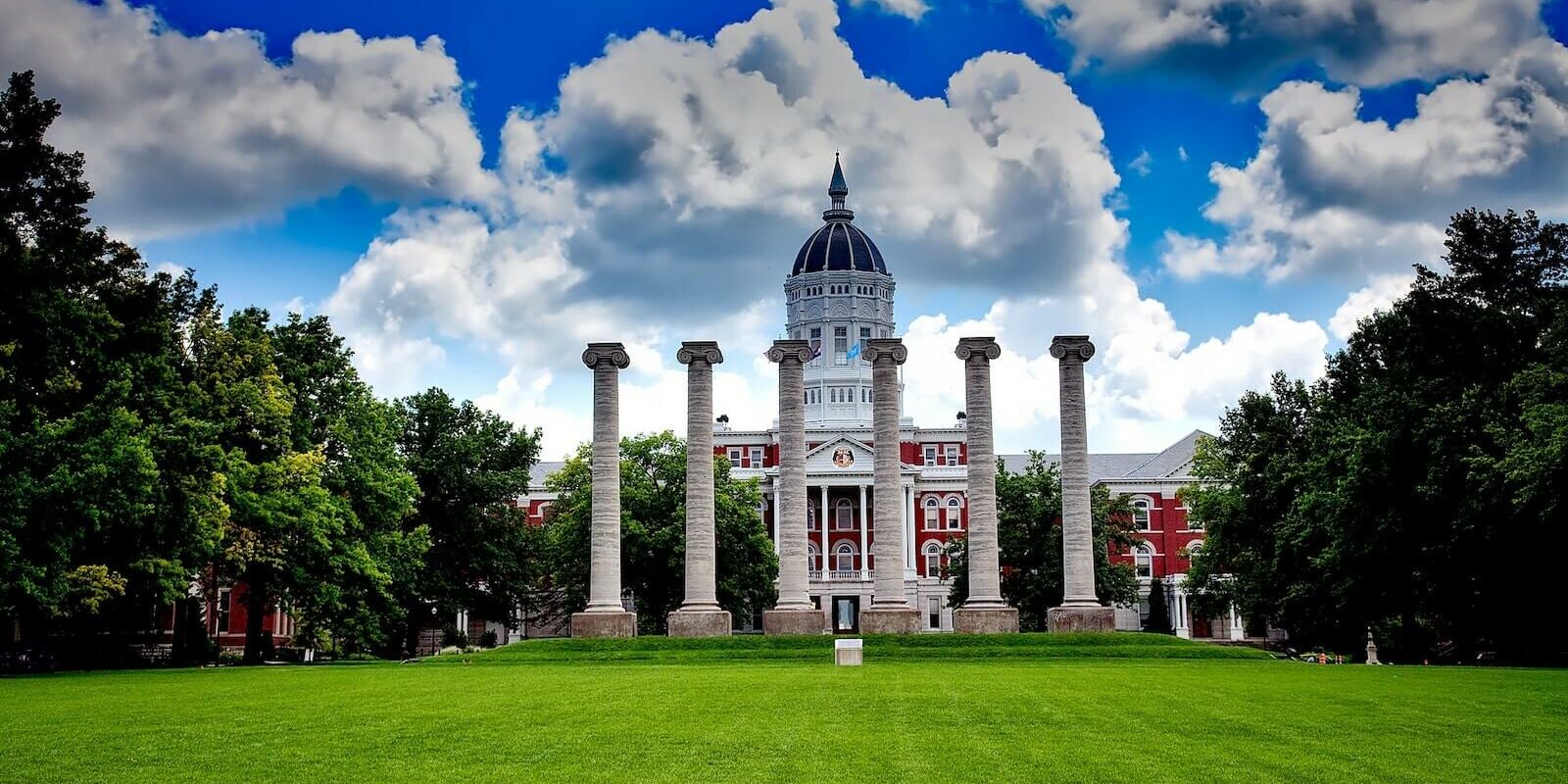 architecture building clouds